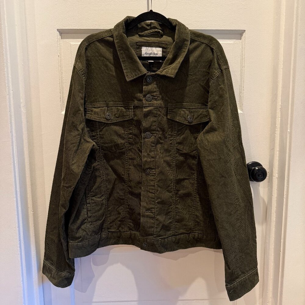 Brand New - Good Fellow Green Corduroy Jacket